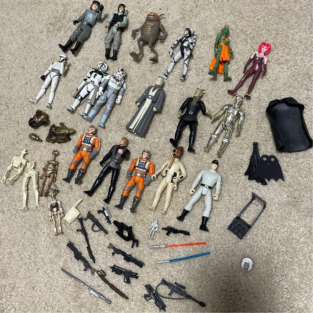 Vintage Kenner Star Wars action figures and weapons Stormtroopers, C-3PO, Alien - Picture 3 of 3